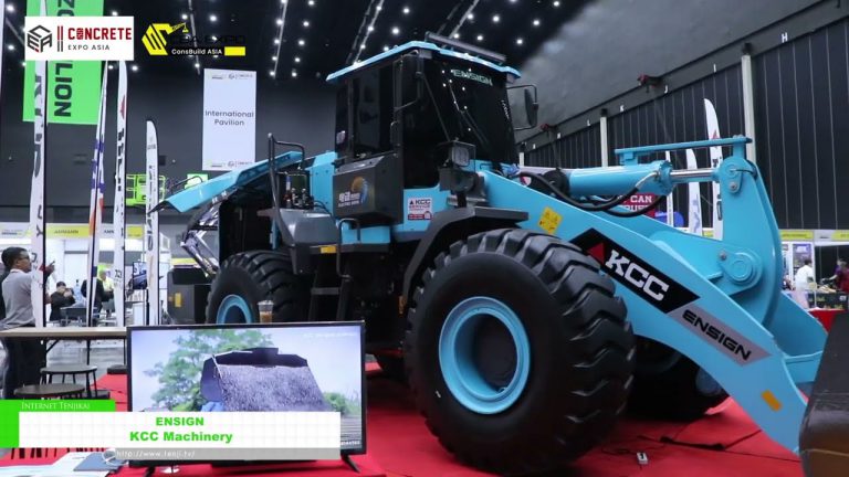 [CBA Expo 2024 - Exposición internacional de tecnología de construcción, minería y construcción de Tailandia] BANDERA - Maquinaria KCC