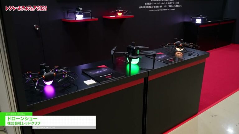Espectáculo de drones - REDCLIFF, Inc. [FERIA DE HOTELES DE OCIO 2025]